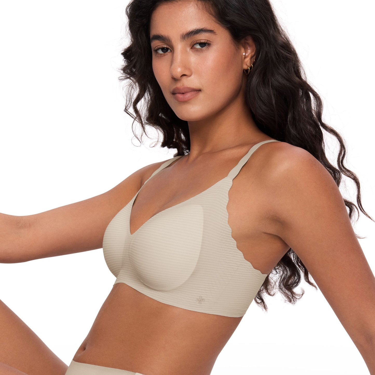 ubras V-Neck Cooling Basic Smart Size Bra