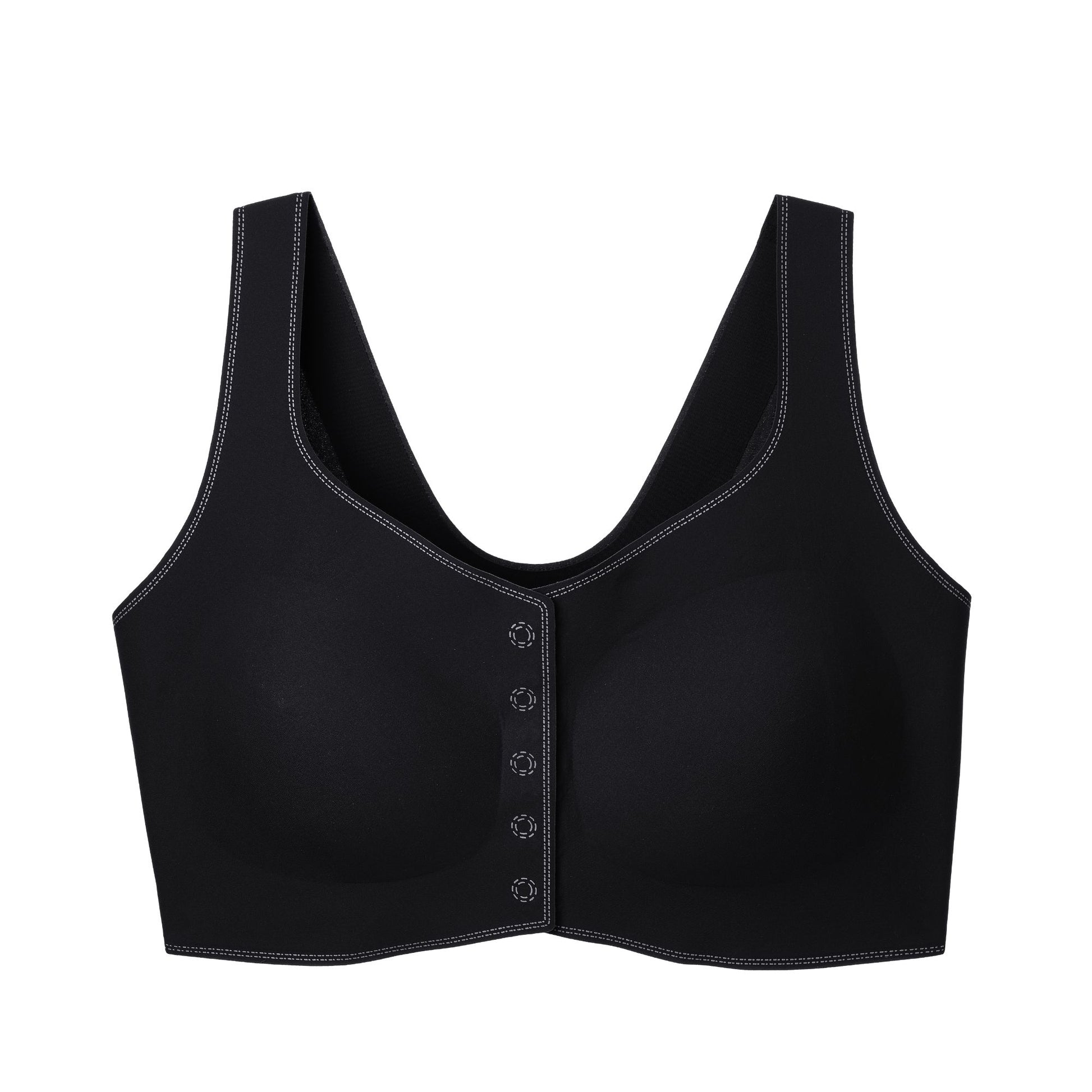 UBRAS PLUSFront-Closure Bra SmartSizePlus Black
