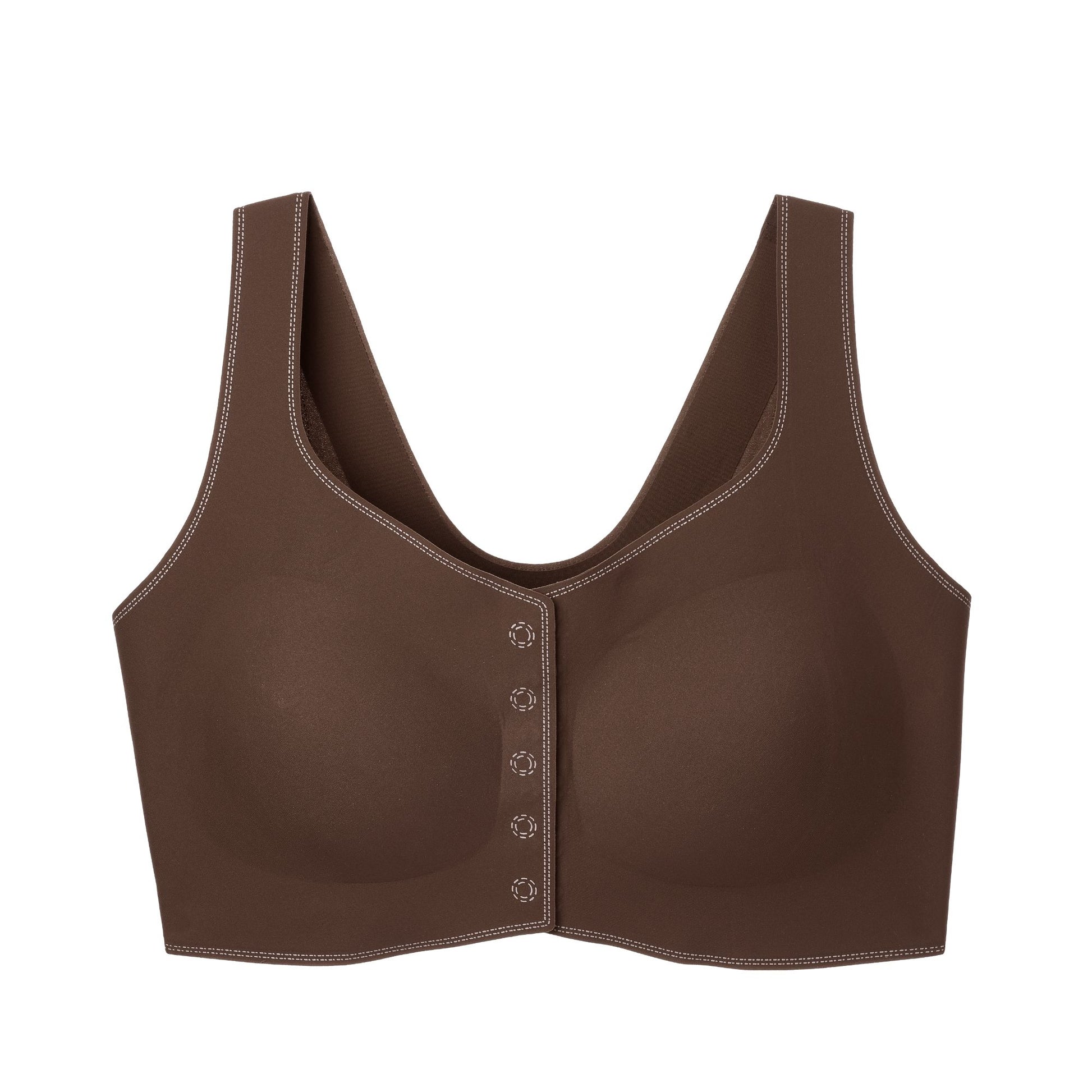 UBRAS PLUSFront-Closure Bra SmartSizePlus Brown