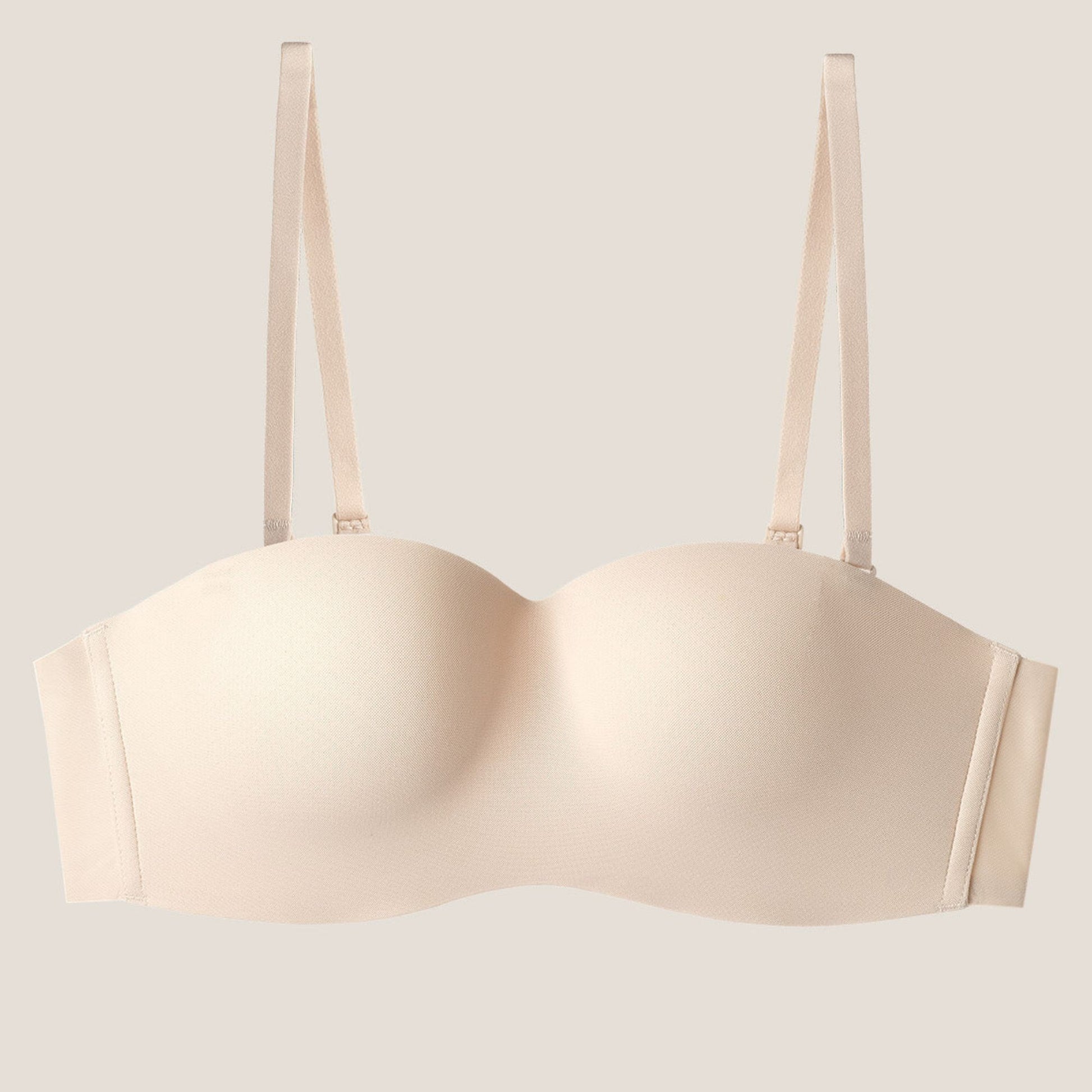 a beige UBRAS Intense Convertible Bandeau bra