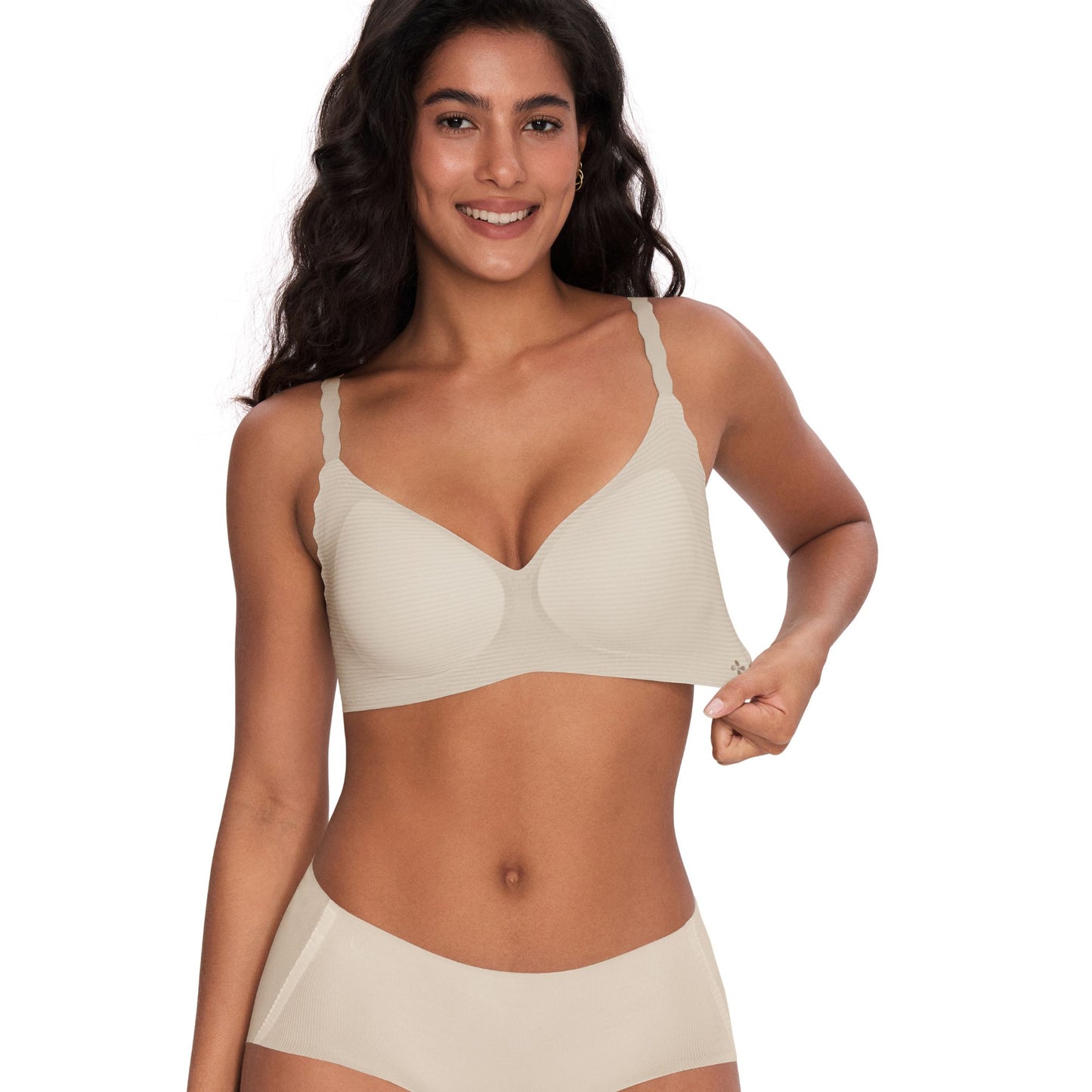 ubras V-Neck Cooling Basic Smart Size Bra