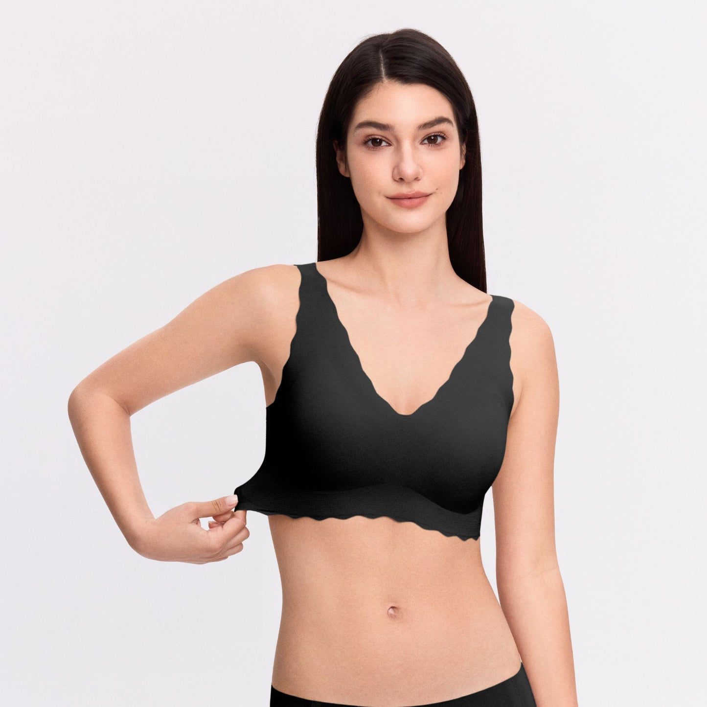 ubras Deep V-neck Wave Bra