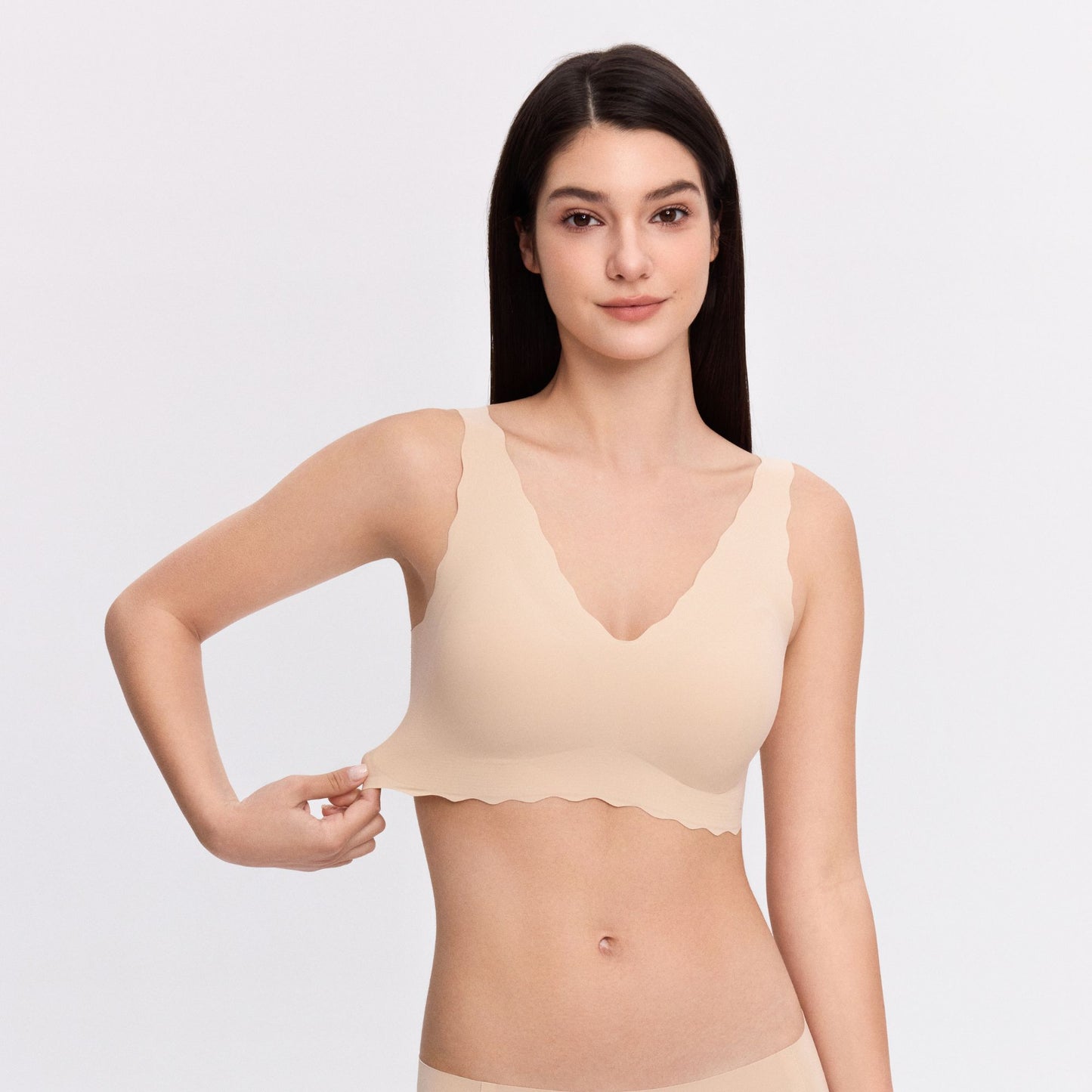 ubras Deep V-neck Wave Bra